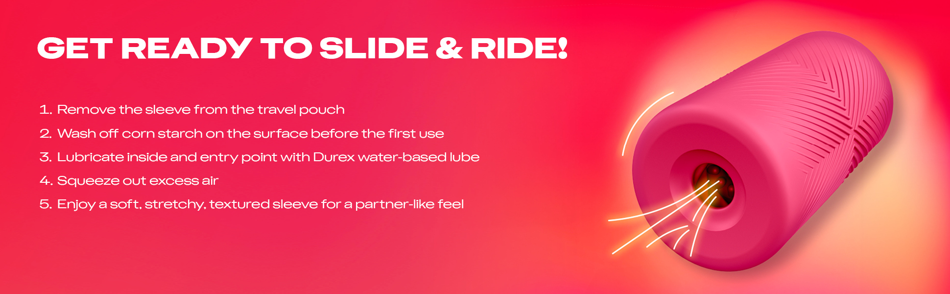Durex Slide and Ride masturbation sleeve